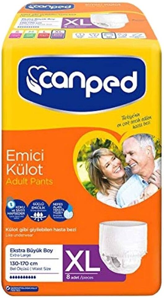 CANPED EMİCİ KÜLOT 24LÜ- EXT BÜYÜK (XL) AVANTAJ